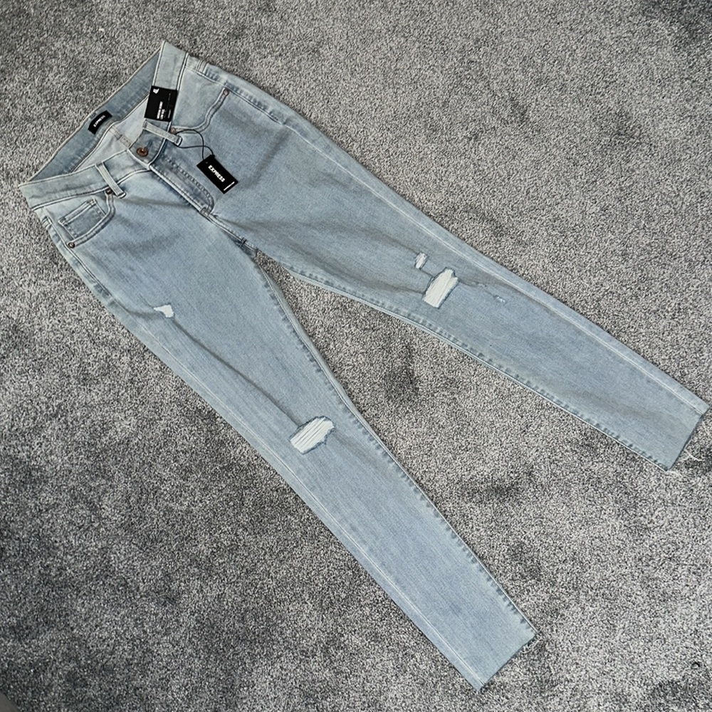 New express jeans size 4 long - Picture 6 of 17